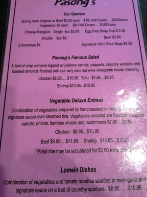 Pasong’s Cafe menu 5